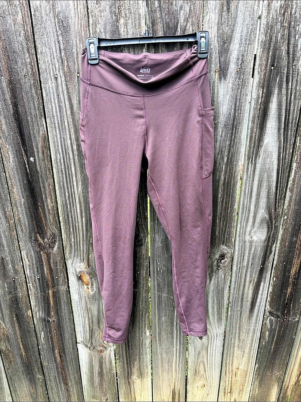 REI Women's Leggings Purple / Brown Size Medium